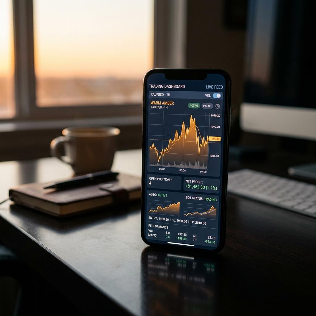 QuantheliScore Dashboard auf einem modernen Smartphone